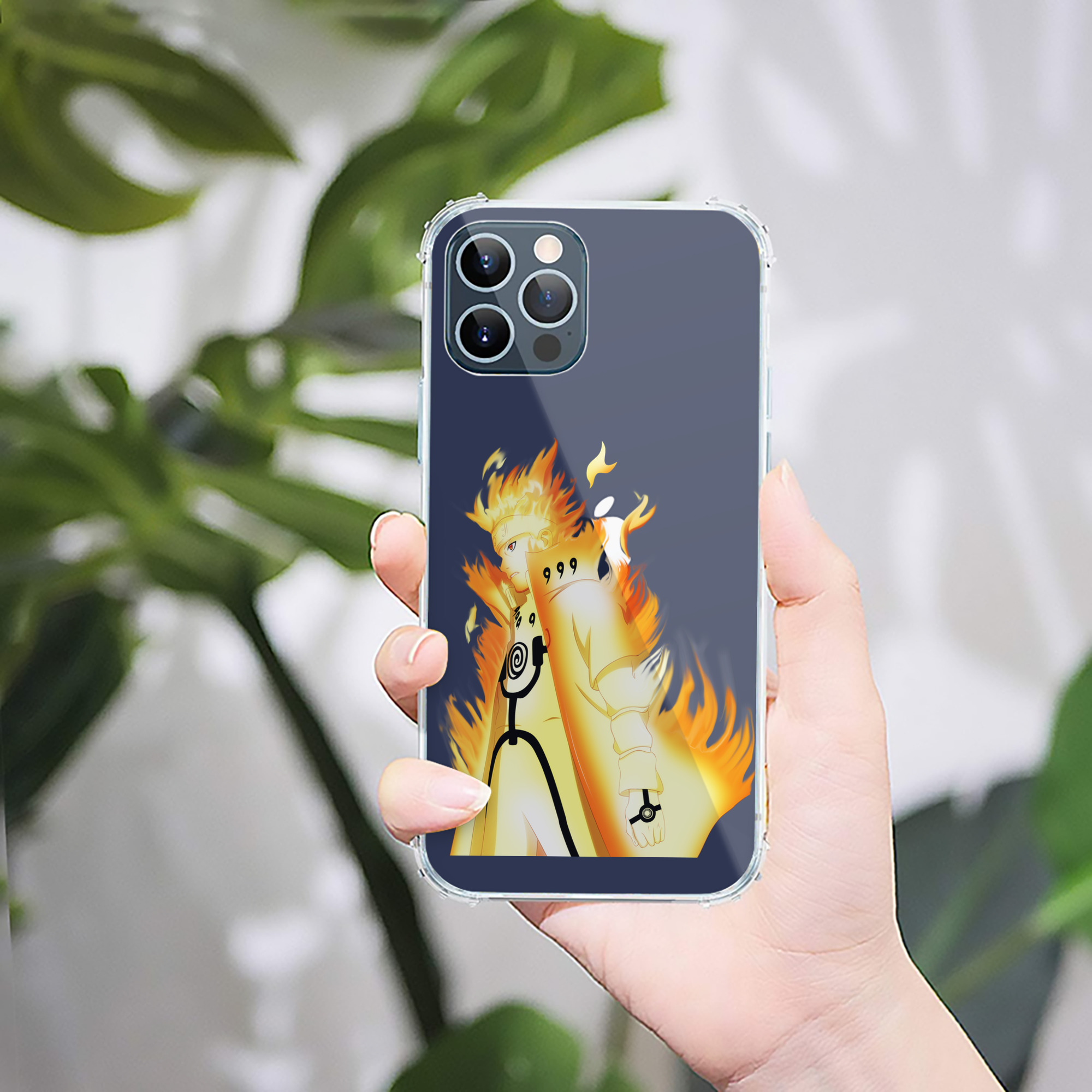 （画像用） NARUTO -ナルト- うずまき ナルト Uzumaki Naruto 【iPhone 12シリーズ対応】透明スマホケース（クリアソフトケース）